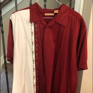 Havanera Co really fun short sleeve shirt in XXL